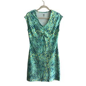 Title Nine Wm M Multicolor Floral Athletic Outdoor Diamalete Fabric Daring Dress